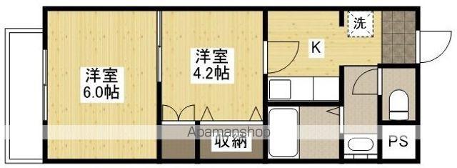 ハートレイク マンション(2K/3階)の間取り写真