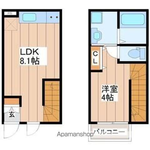 HAUOLI(1LDK/1階)の間取り写真