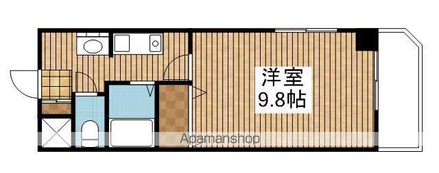 グランコート石宮(1K/2階)の間取り写真