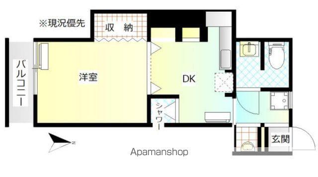 なみのゆコーポ(1DK/2階)の間取り写真