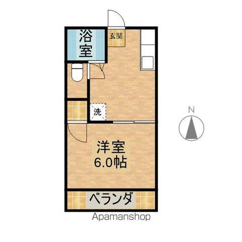 加利里サンハイツ(1K/1階)の間取り写真