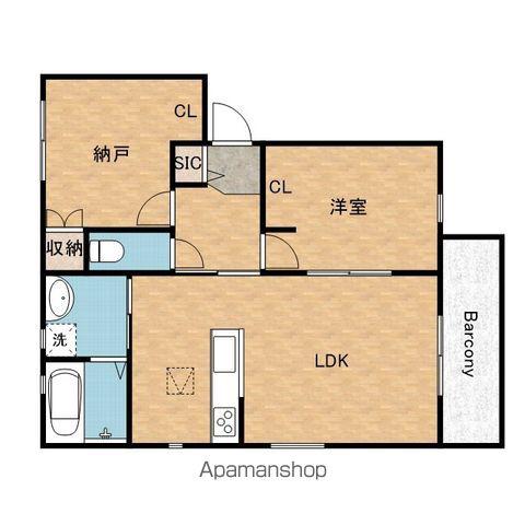 WATTIVO泉佐野(2LDK/3階)の間取り写真