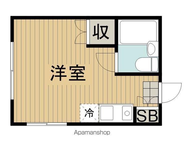 プラザ忠月(ワンルーム/1階)の間取り写真