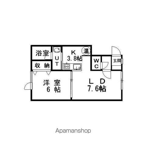 MS.YOU04(1LDK/1階)の間取り写真