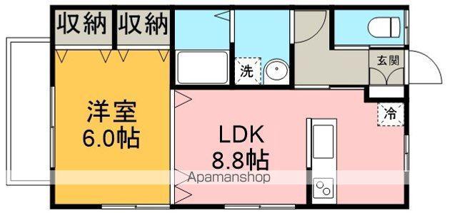 ハイツレジェンド(1LDK/1階)の間取り写真