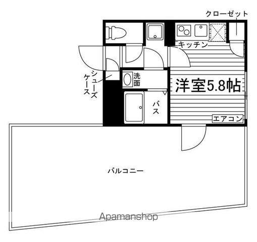 MAISON EST 高円寺(ワンルーム/3階)の間取り写真