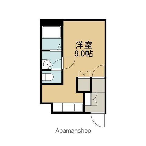 エアーステーションB(ワンルーム/3階)の間取り写真