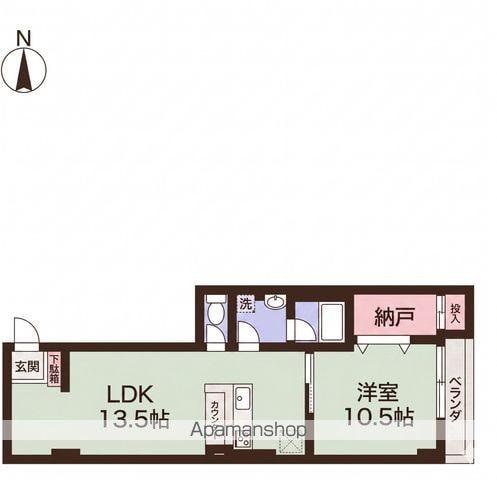 第一垂井ビル(1LDK/2階)の間取り写真