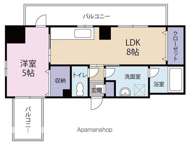 NR21(1LDK/2階)の間取り写真