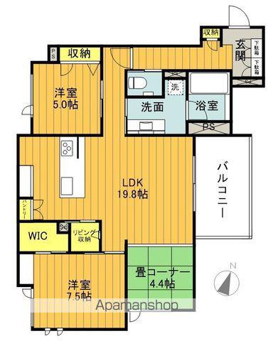 エリートヒルズ(3LDK/2階)の間取り写真