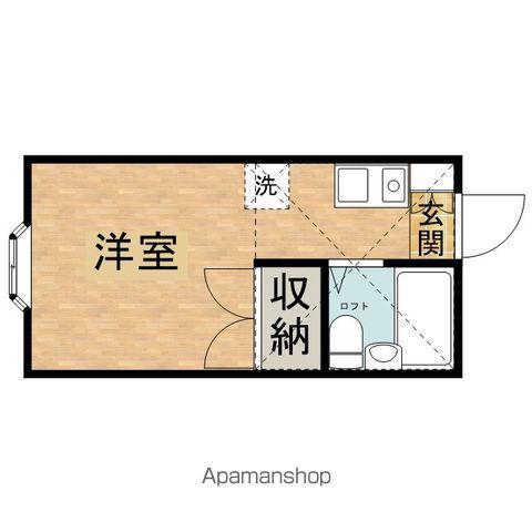 グレース南大沢B(ワンルーム/2階)の間取り写真