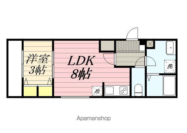 SERENO PALAZZO(1LDK/3階)の間取り写真