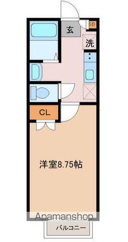 FOREST VILLAGE NAGAREYAMA(1K/2階)の間取り写真