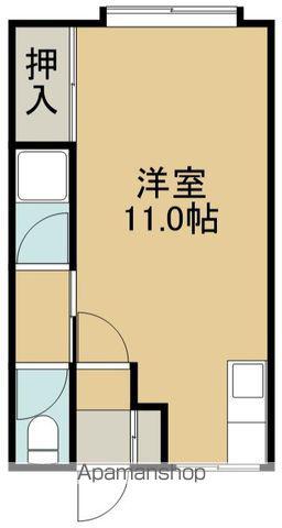 エレガンス日吉(ワンルーム/2階)の間取り写真