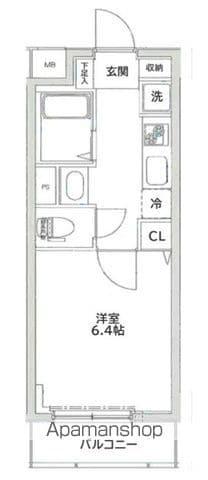 レヴィーガ練馬春日町駅前(1K/2階)の間取り写真