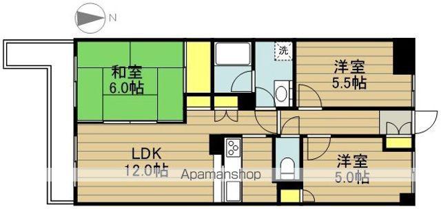 メゾンサファイア(3LDK/4階)の間取り写真