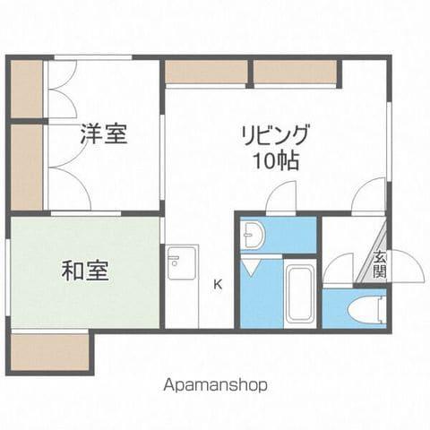 エルムハイツSAKUMA(2LDK/2階)の間取り写真