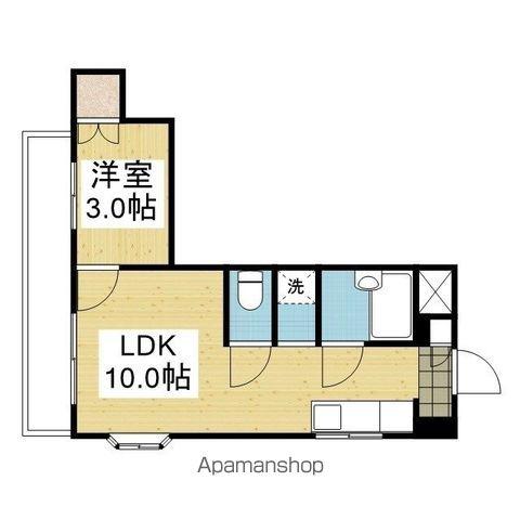 メゾンドルー城北(1LDK/5階)の間取り写真