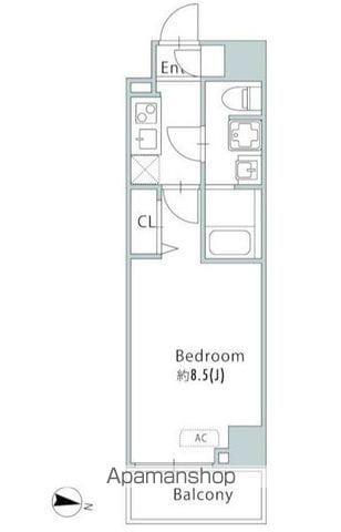 GRANPASEO青砥(1K/12階)の間取り写真