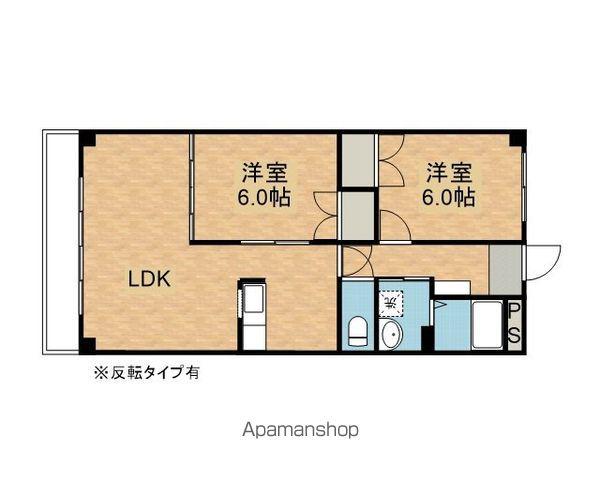 マンションバンガード(2LDK/1階)の間取り写真