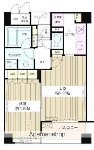エル・セレーノ西早稲田(1LDK/1階)の間取り写真