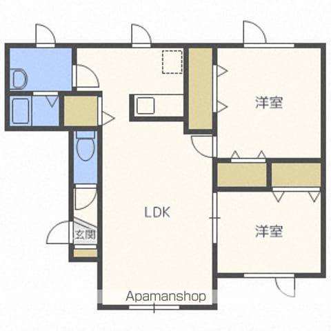 ピトレスクⅣ(2LDK/2階)の間取り写真
