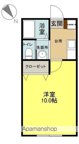 GRANDCHARIOT(1K/1階)の間取り写真