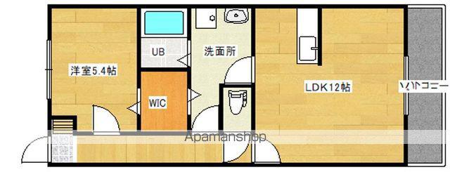 LIEN MIYAKOJIMA(1LDK/1階)の間取り写真