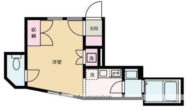 ピッコロッカ 新小岩(1K/1階)の間取り写真