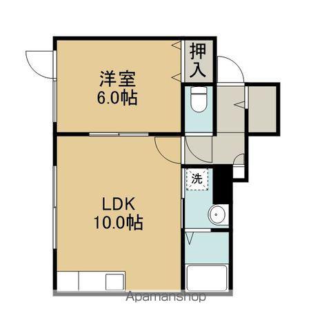 ロイヤルハイム拓勇西町A(1LDK/2階)の間取り写真