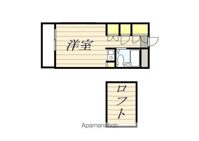 幕張マンション(ワンルーム/4階)の間取り写真