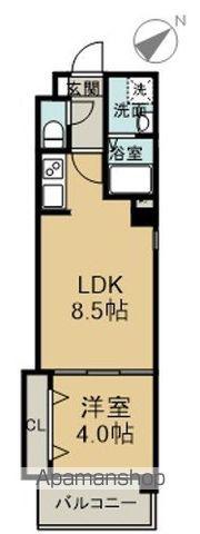 パレグレース己斐本町(1LDK/2階)の間取り写真