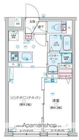 CROSTONE成増(1LDK/3階)の間取り写真