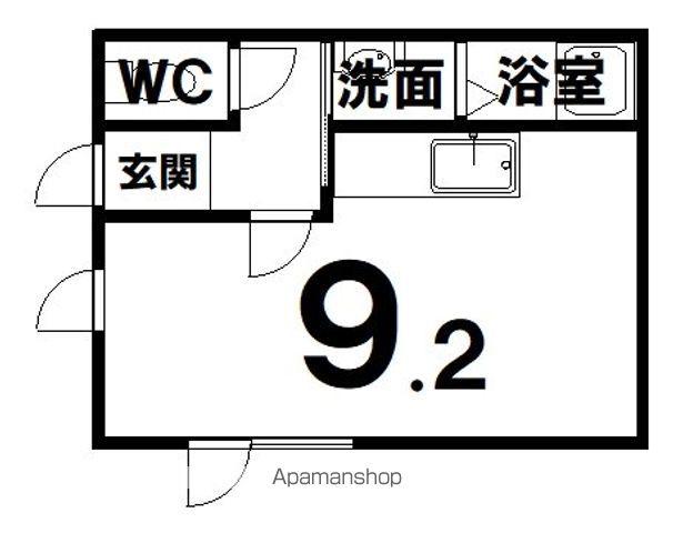 グリーンヒル88(ワンルーム/2階)の間取り写真