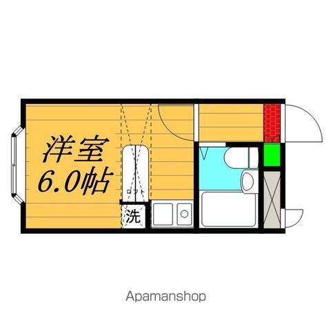 ベルピア・薬園台第2(ワンルーム/2階)の間取り写真