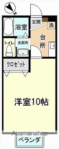 GRANDCHARIOT(1K/2階)の間取り写真
