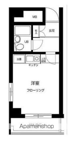 U・H神田川(ワンルーム/6階)の間取り写真