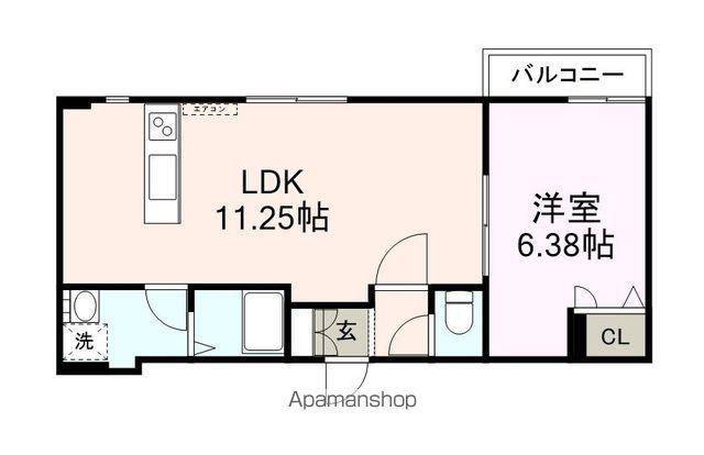 ルーラルセトⅡ(1LDK/1階)の間取り写真