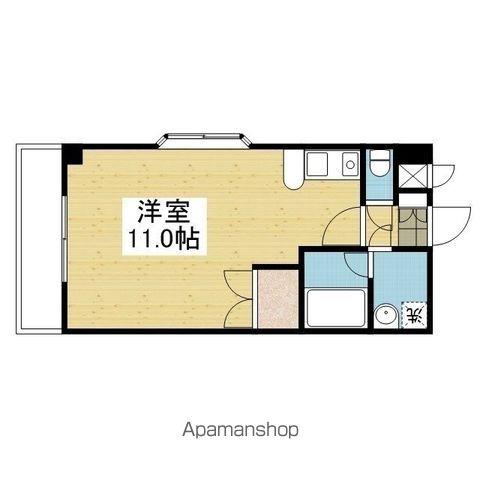 カサグランデ小坂(ワンルーム/4階)の間取り写真