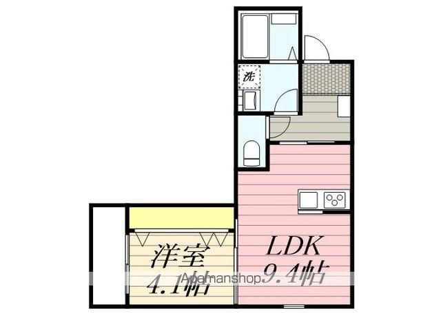 プレステージ高宮駅前(1LDK/3階)の間取り写真