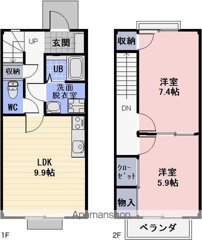 APPLAUSE(2LDK)の間取り写真