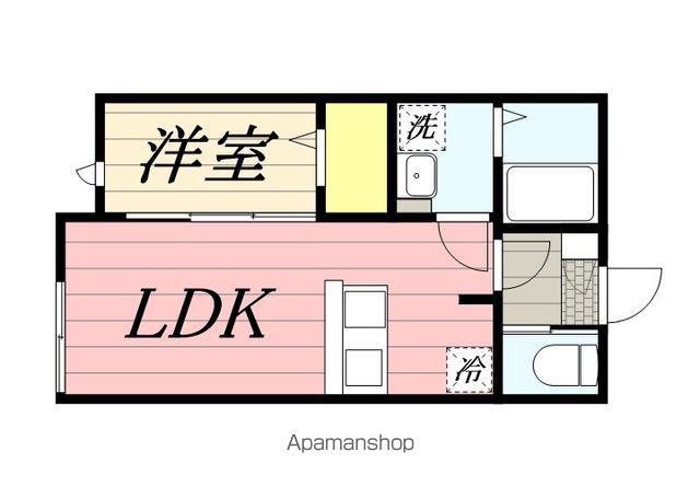 KEIAI RESIDENCE 北習志野Ⅲ(1LDK/3階)の間取り写真