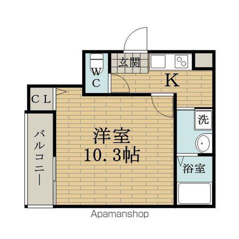 フジパレス東三国Ⅲ番館(1K/1階)の間取り写真