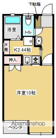 キャッスル杉田(1K/2階)の間取り写真