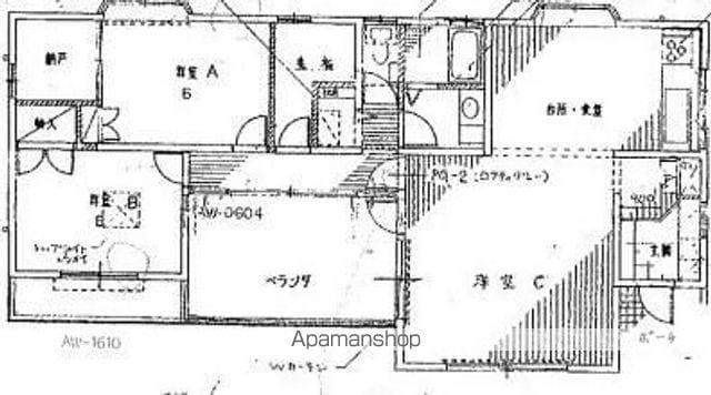 総武・中央緩行線 三鷹駅 徒歩17分 2階建 築35年(2SLDK)の間取り写真