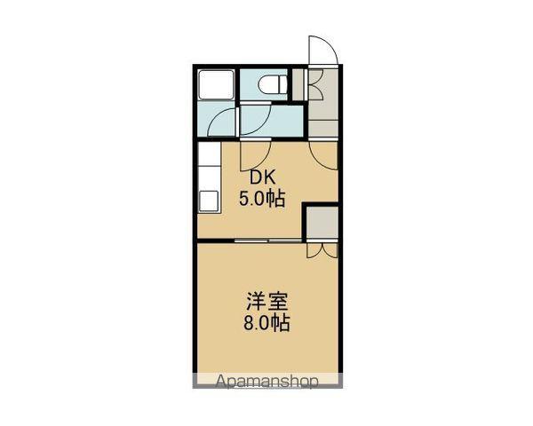 コーポサンライズ(1DK/2階)の間取り写真