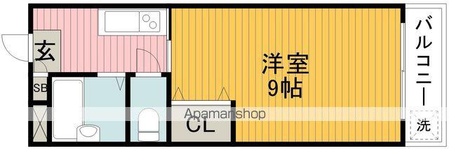 メゾンドール豊寿荘(1K/3階)の間取り写真