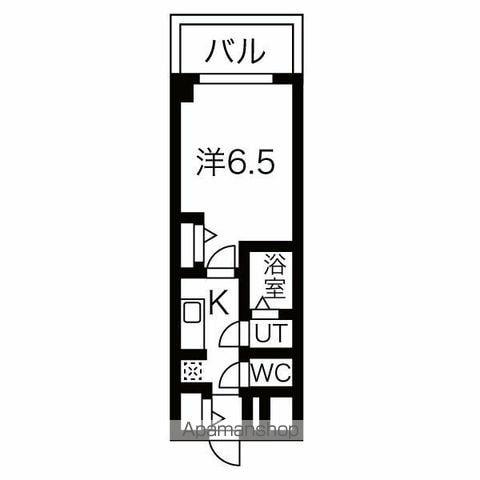 ファステート名古屋駅前ドリーム(1K/4階)の間取り写真