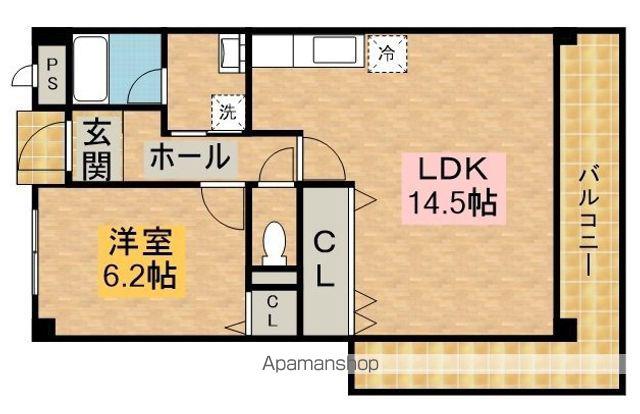 フローレンス泉(1LDK/3階)の間取り写真