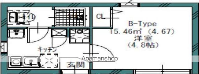 GREW KOENJI RESIDENCE(1K/1階)の間取り写真